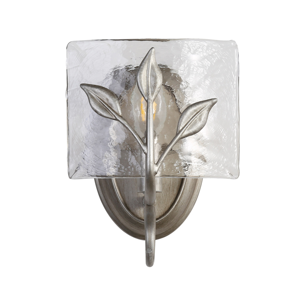 Golden Lighting Calla 1-light Wall Sconce in Peruvian Silver